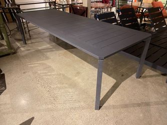 RESTORATION HARDWARE Palma Aluminum Rectangular Dining Table