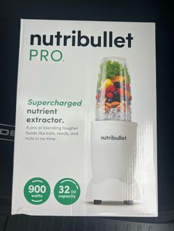 nutribullet® PRO Nutrient Extractor, 900W (Renewed), Matte White