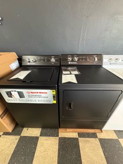 Speed Queen TC5 and DC5 in Black 👻