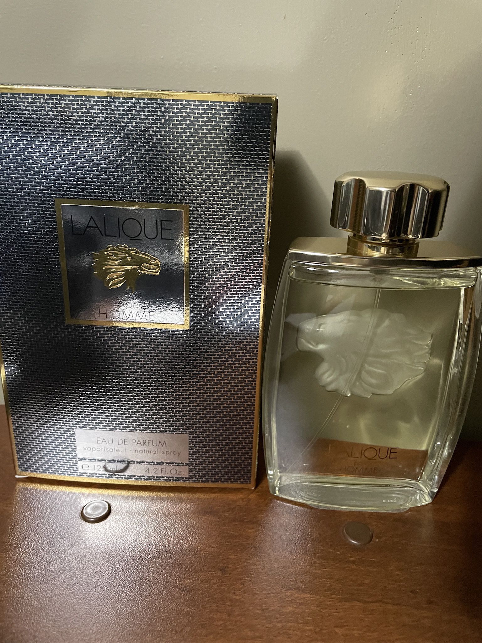 Lalique Pour Homme Lion 4.2 EDP Cologne Fragrance Perfume 