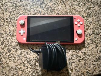 Nintendo Switch Lite Pink with Charger and Games Included