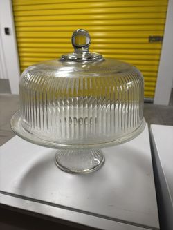 Elegant Cake Plate/Punch Bowl