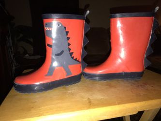 Rain boots kids size 10