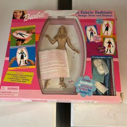 Vintage Barbie Fabric Fashion Design Toy 
