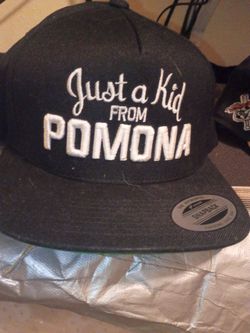 Black snapback Pomona hat