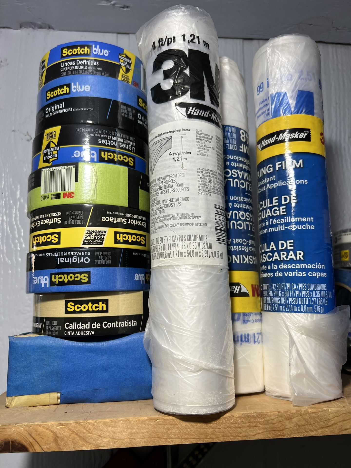Tape And Plastic Roll