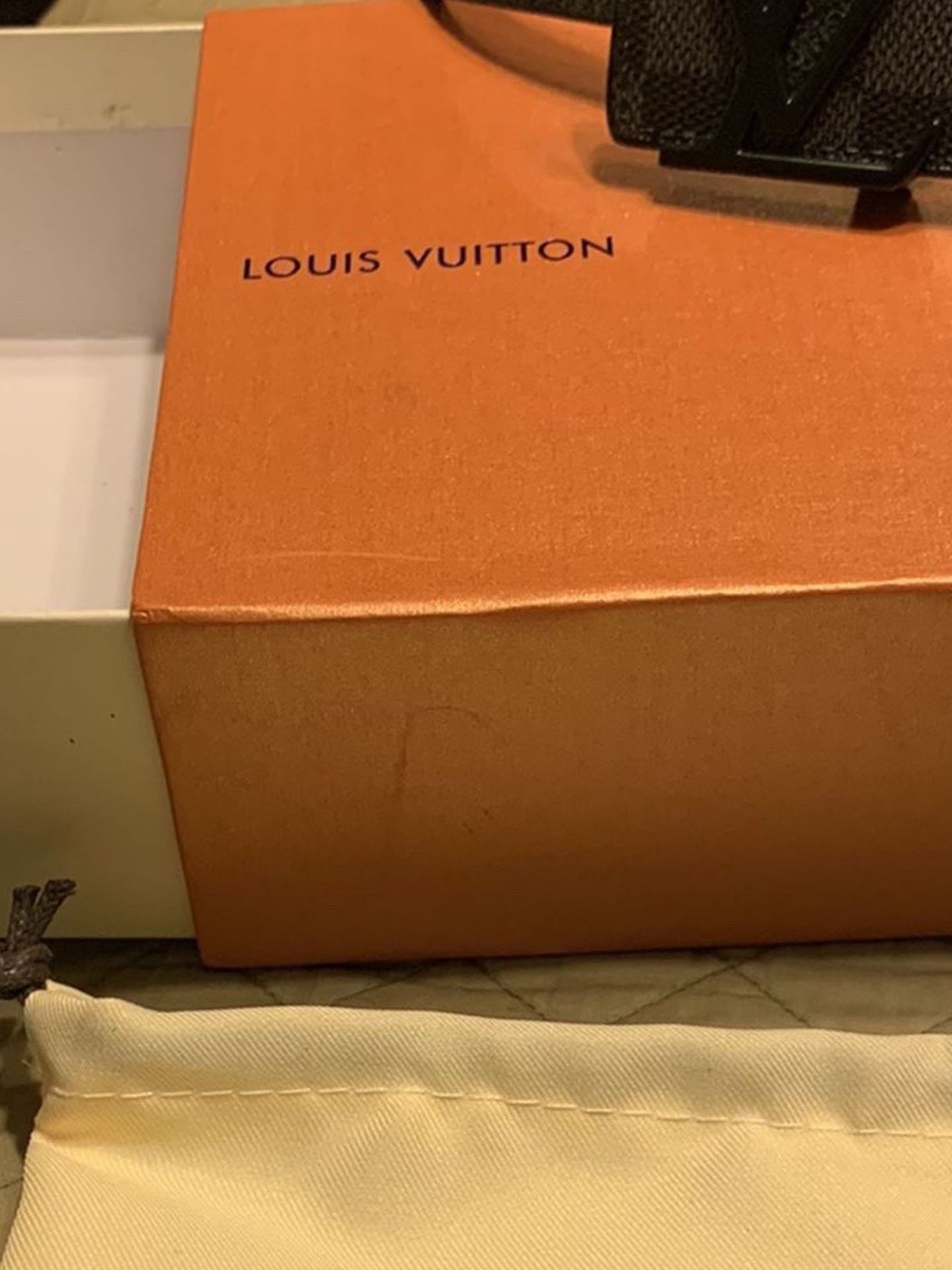 Louis Vuitton Belt Damier Black