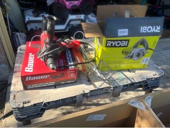 Tile Saw and Mixing Drill