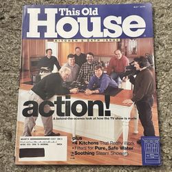 THIS OLD HOUSE Kitchen & Bath Issue Time4 Media May 2002 No. 58 Magazine