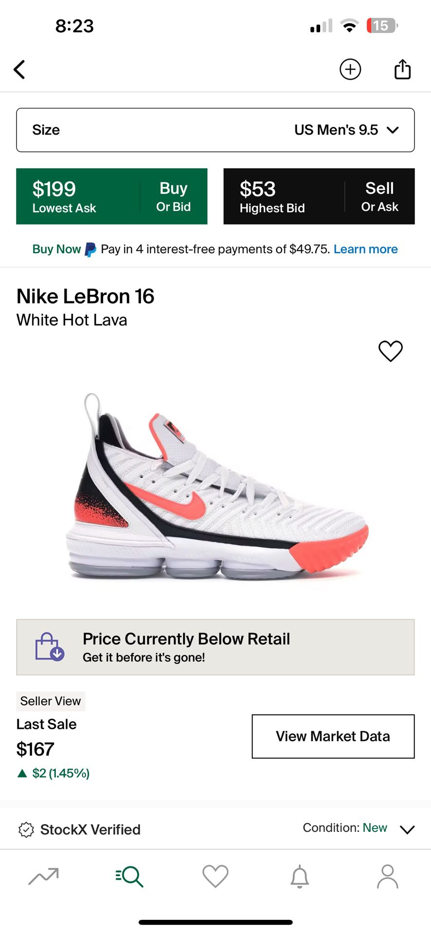 Nike Lebron XVI White Hot Lava 