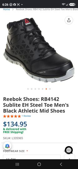 Rebook Steel toe work shoes