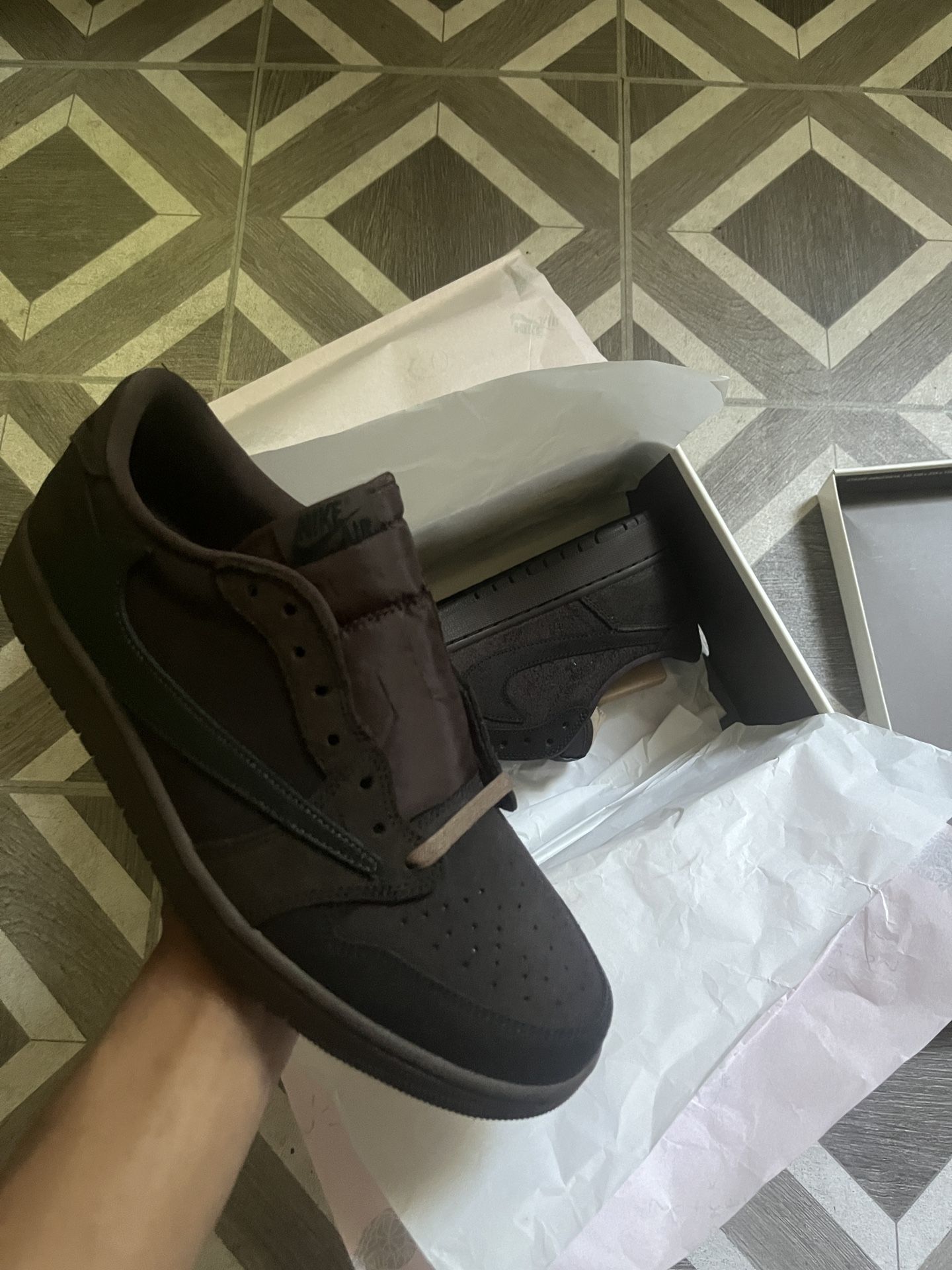 Jordan 1 Retro Low OG SP Travis Scott Velvet Brown