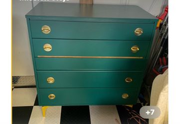 Green dresser