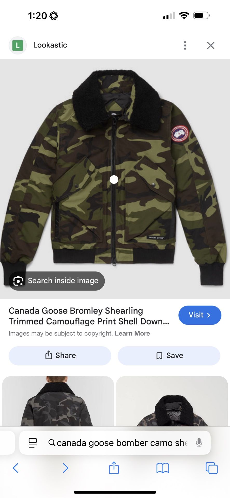 Bromley Canada Goose Bomber Jacket