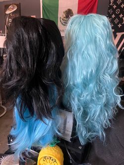 Synthetic wigs