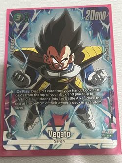 Dragon ball super fusion world : vegeta  (winner )