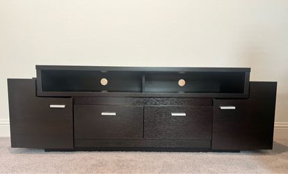 Furniture of America Santex Contemporary Wood 60-Inch TV Stand in Cappuccino