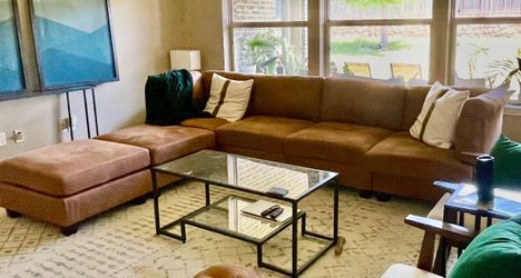 Faux Leather Modular Sofa for Sale