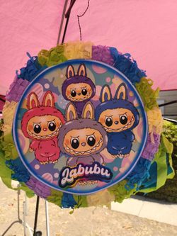 Labubu round Pinata