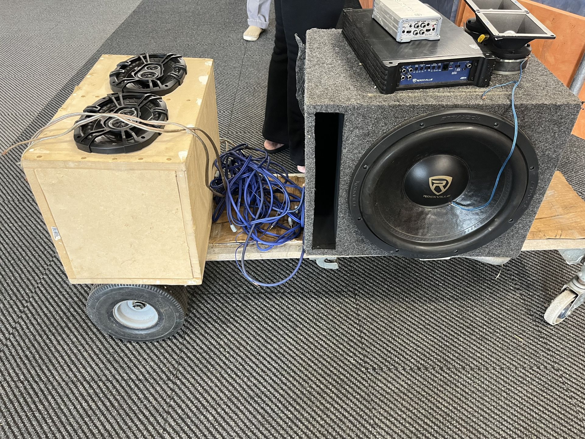 Rockville Speakers And Amp And Tweeters