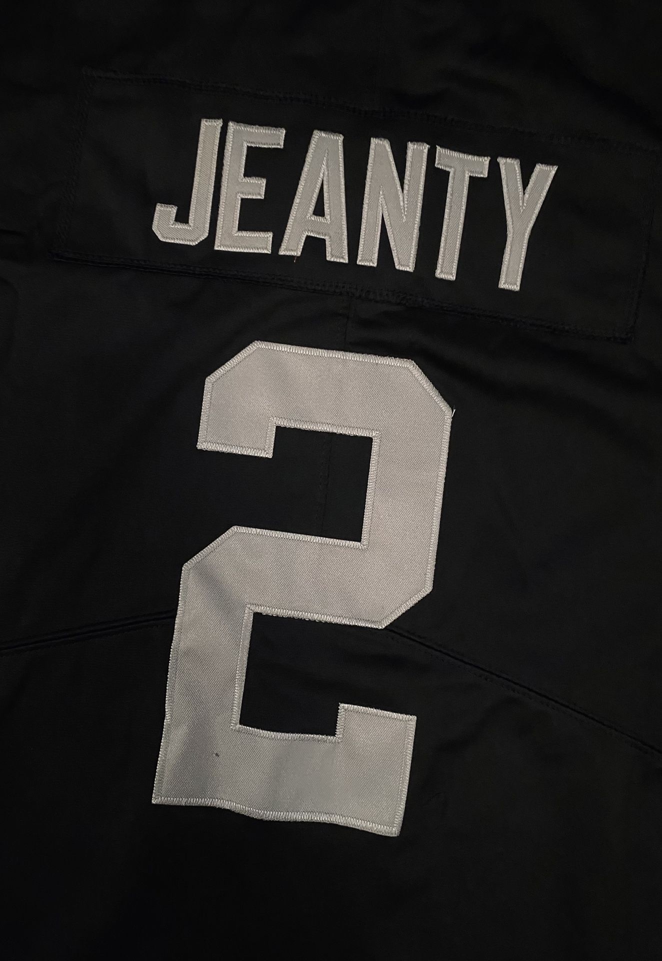 Black Ashton Jeanty Las Vegas Raiders #2 jersey