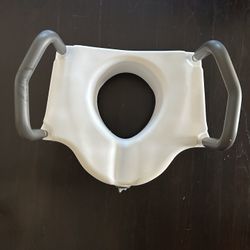 FREE - Raised Toilet Seat W Handles 