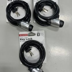 3 Bike Locks, Brand New
