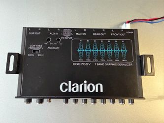 Clarion 7 band Equalizer
