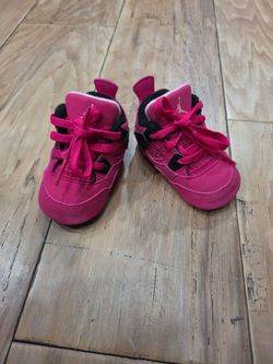 Nike Jordan Flight The Power TD 2C Pink Black Baby Shoes 2011 Vintage