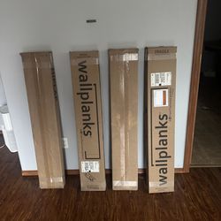 Shiplap wood planks