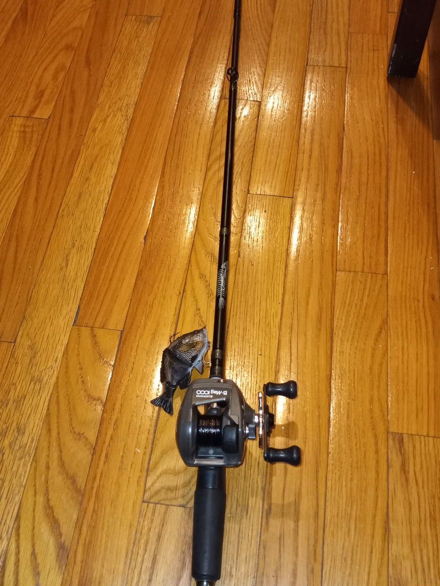 Fishing Rod (Jawbone) Reel(Shimano)