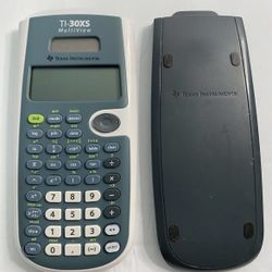 Texas Instruments TI-30XS MultiView Calculator with 4-line display- Blue and White