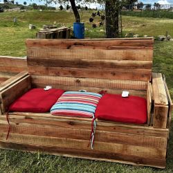 Outdoor Wood Bench
