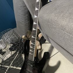 Jackson Guitar With Fender Amp
