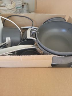 Used pots and pans