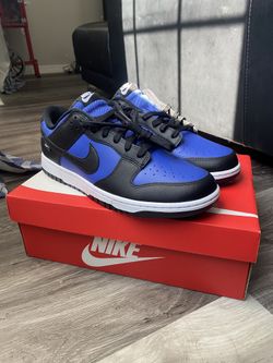 Nike dunk low black and blue