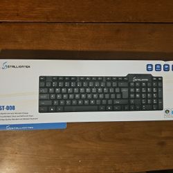 Stalliontex USB Keyboard Model ST-008 Certified For Windows Vista/Mac OS - NEW