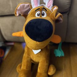 Scooby Doo Large 20” Easter Door Greeter Plush Gemmy Industries