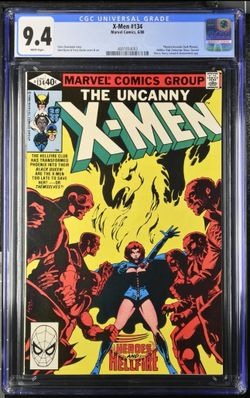 X-Men #134 - CGC 9.4 - White Pages - Marvel 1980