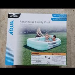New in box Crane Aqua family inflatable pool rectangular
