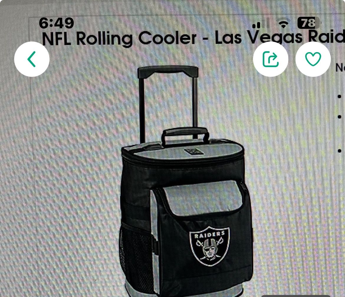 Las Vegas Raider Cooler