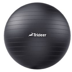 65 cm Yoga Ball / Exercise Ball. Black