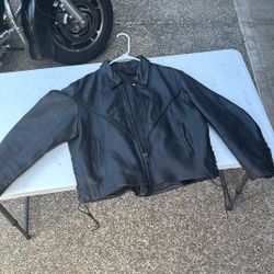 XXL Leather Coat And Boots