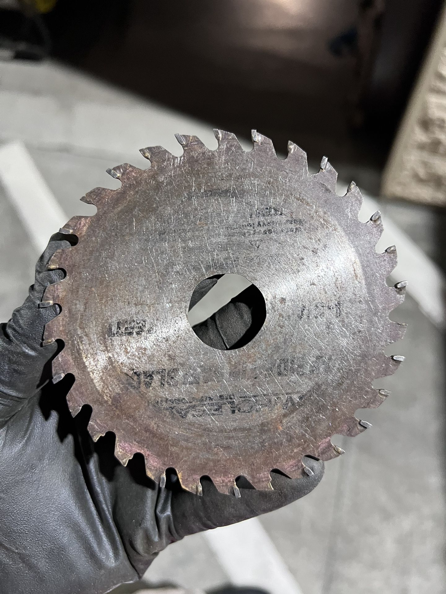 5-inch circular saw blade, likely for a table saw used for cutting wood