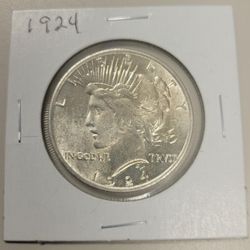 1924 Peace Dollar