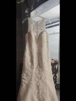 Beautiful Sequined Wedding Gown