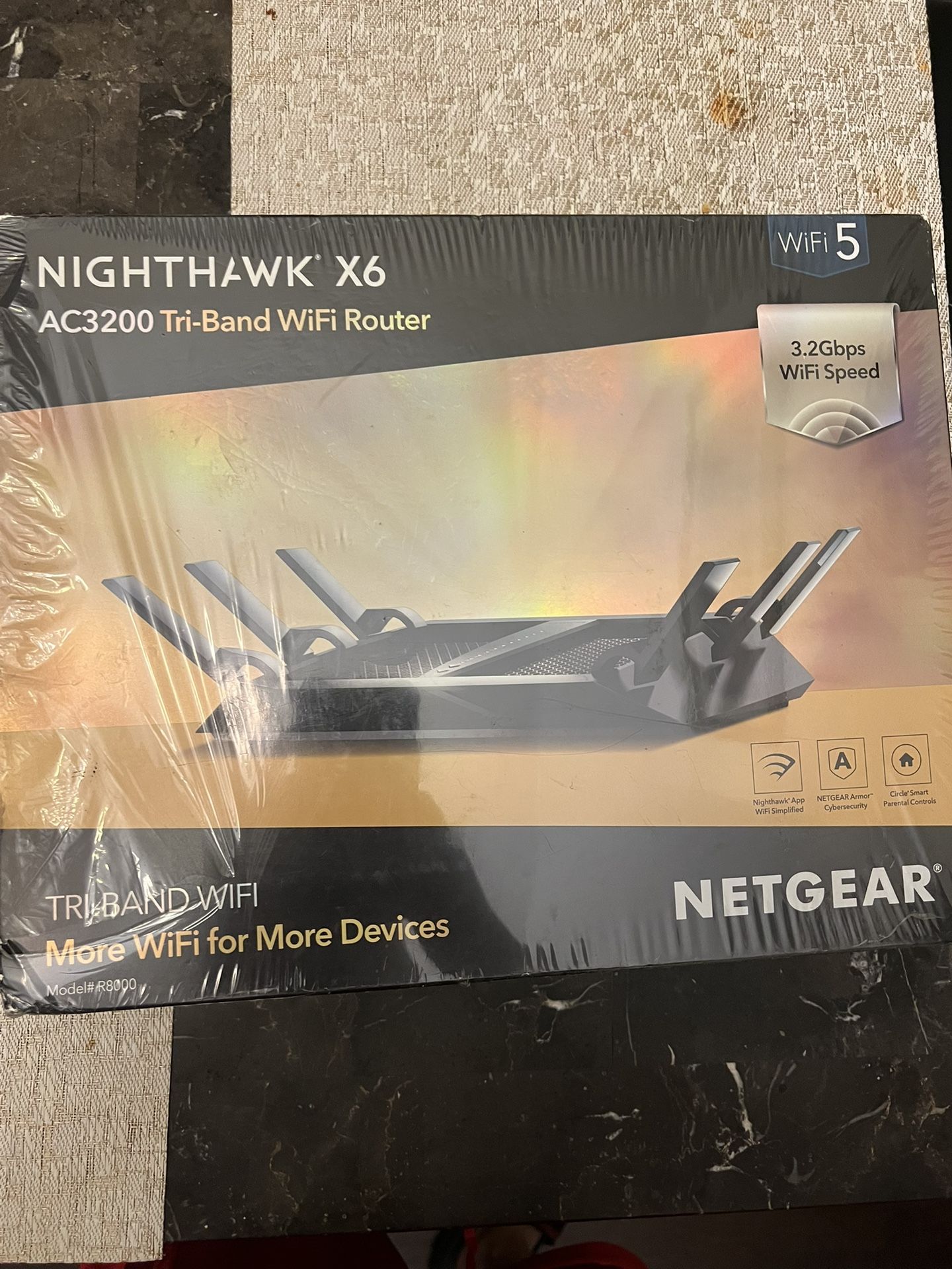 Brand New Netgear Nighthawk X6 AC3200 Tri-Band WiFi Router