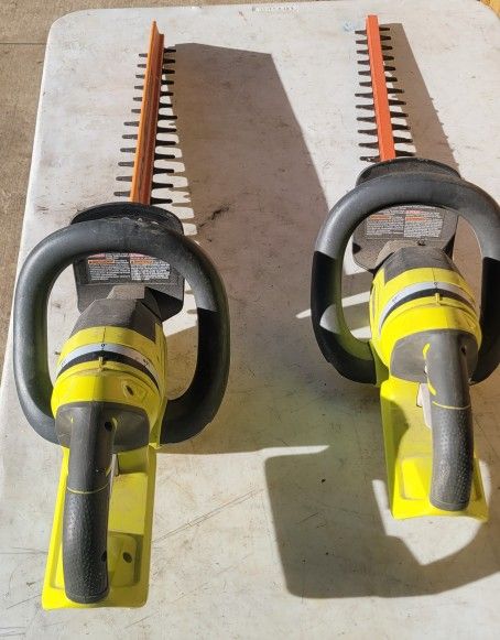 40 volt Ryobi  Hedge Trimmer (((Tool Only No Batteries Or Charger Included )))