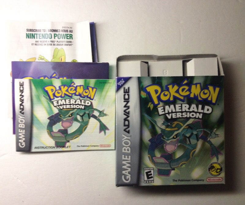 AUTHENTIC* Pokémon Emerald W/ Box And Inserts, No Manual