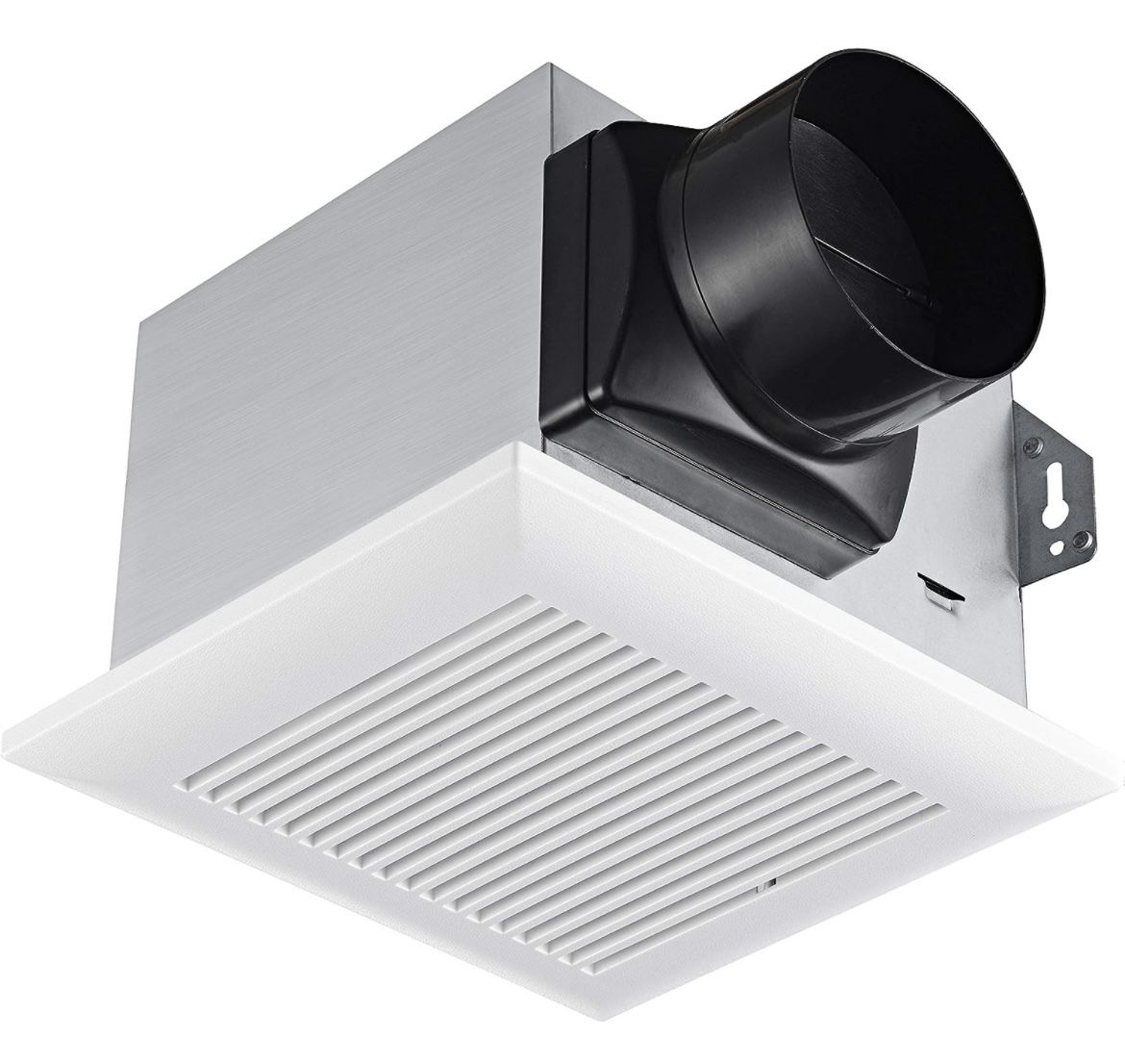 Tech Drive Very-Quiet 80 CFM, 1.5 Sone No Attic access Needed Installation Bathroom Ventilation and Exhaust Fan